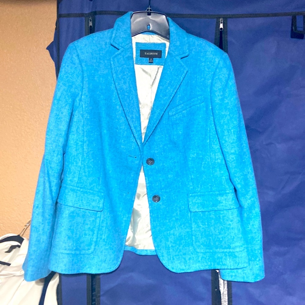 Blazer by Talbots size 10 blue